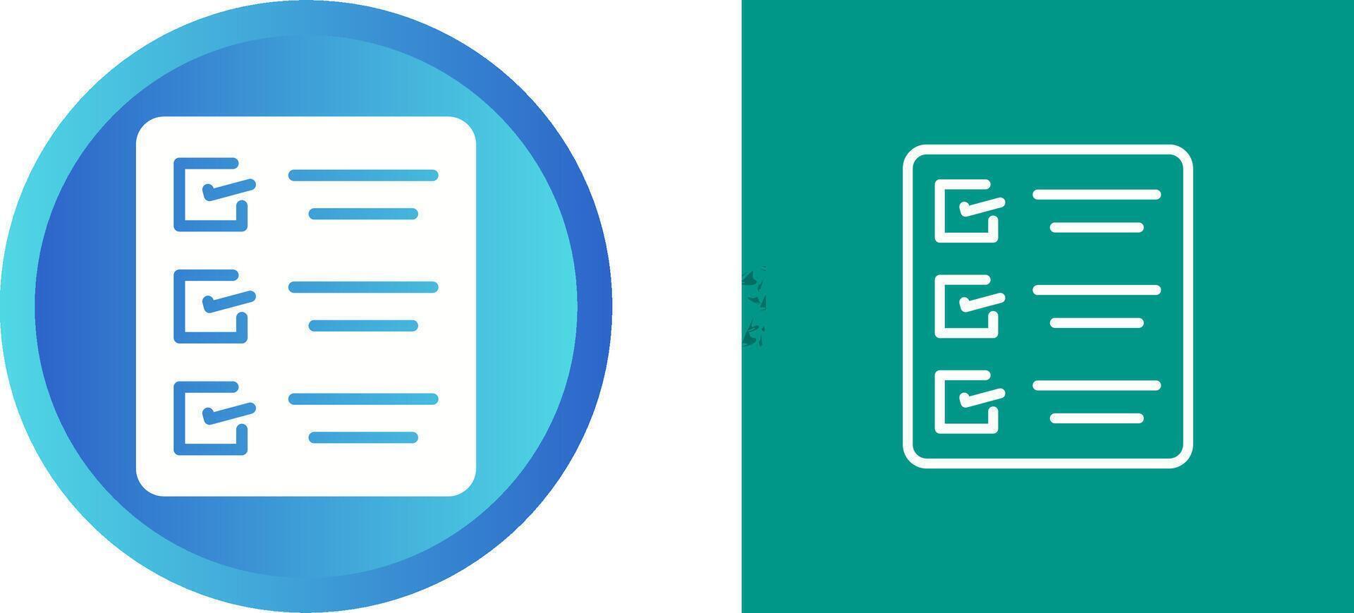 Task list Vector Icon