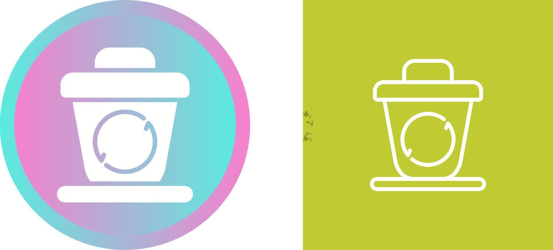 Recycling bin Vector Icon