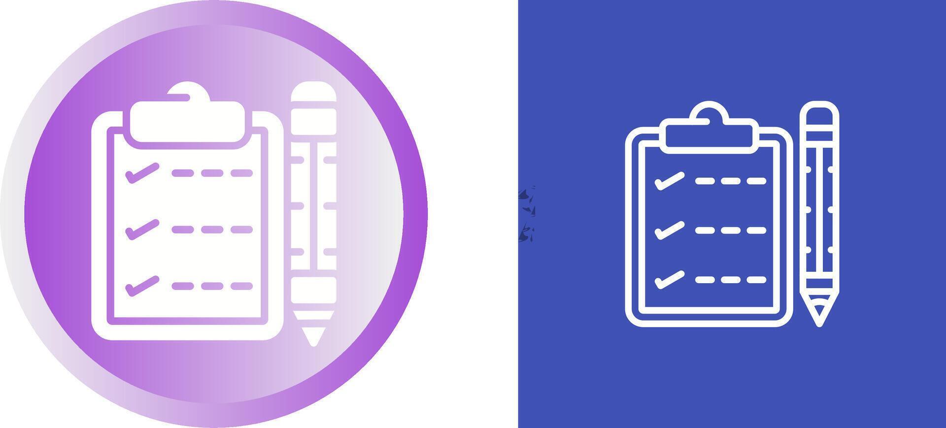 Writing pad Vector Icon