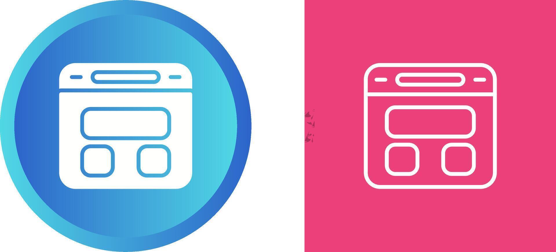 Browser Vector Icon