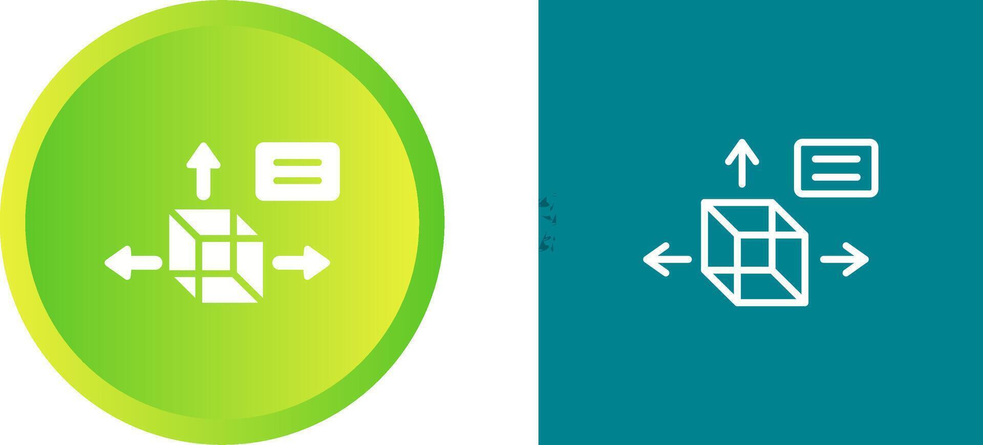 Unique Two Icons Set vector