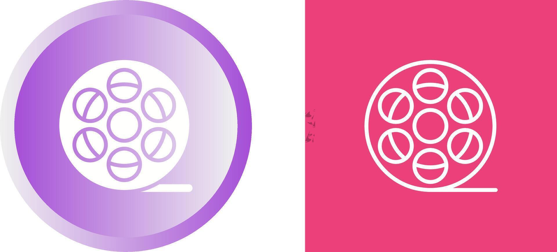 Film Reel Vector Icon