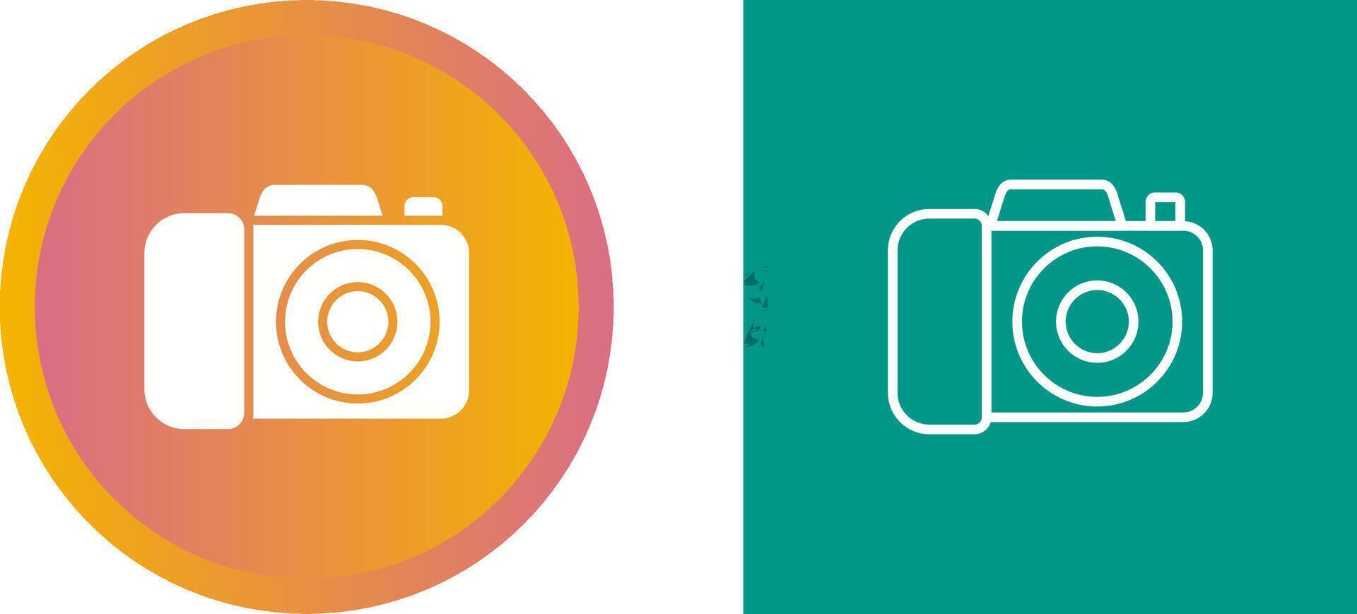 DSLR Camera Vector Icon