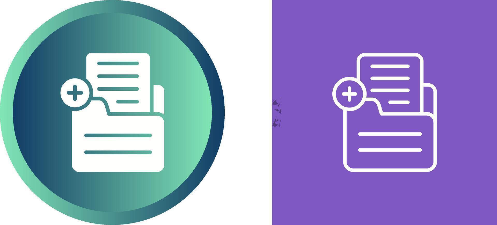 Document Add Vector Icon