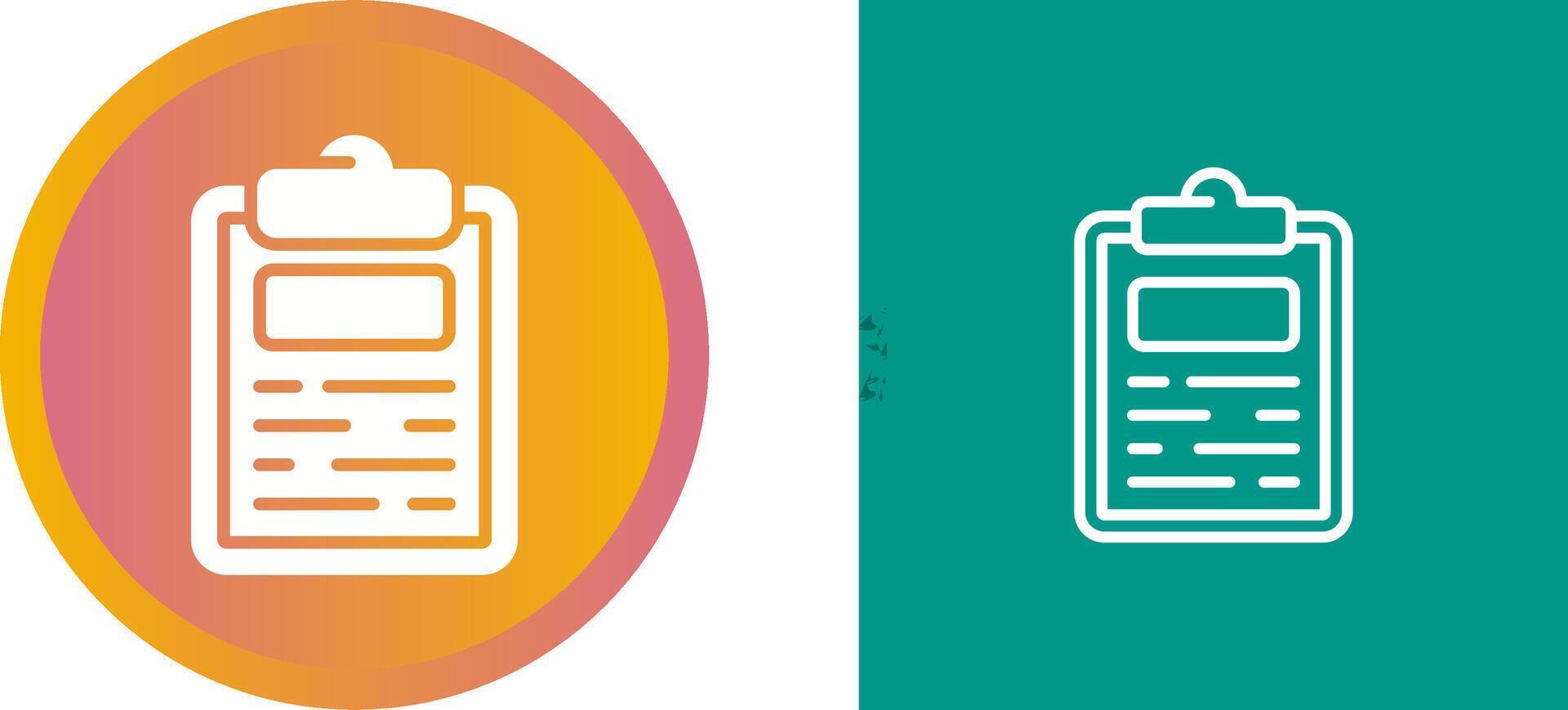 Clipboard Vector Icon
