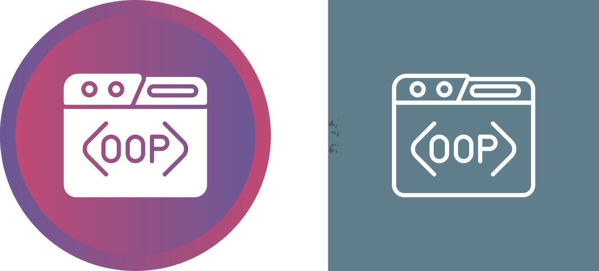 OOP Vector Icon