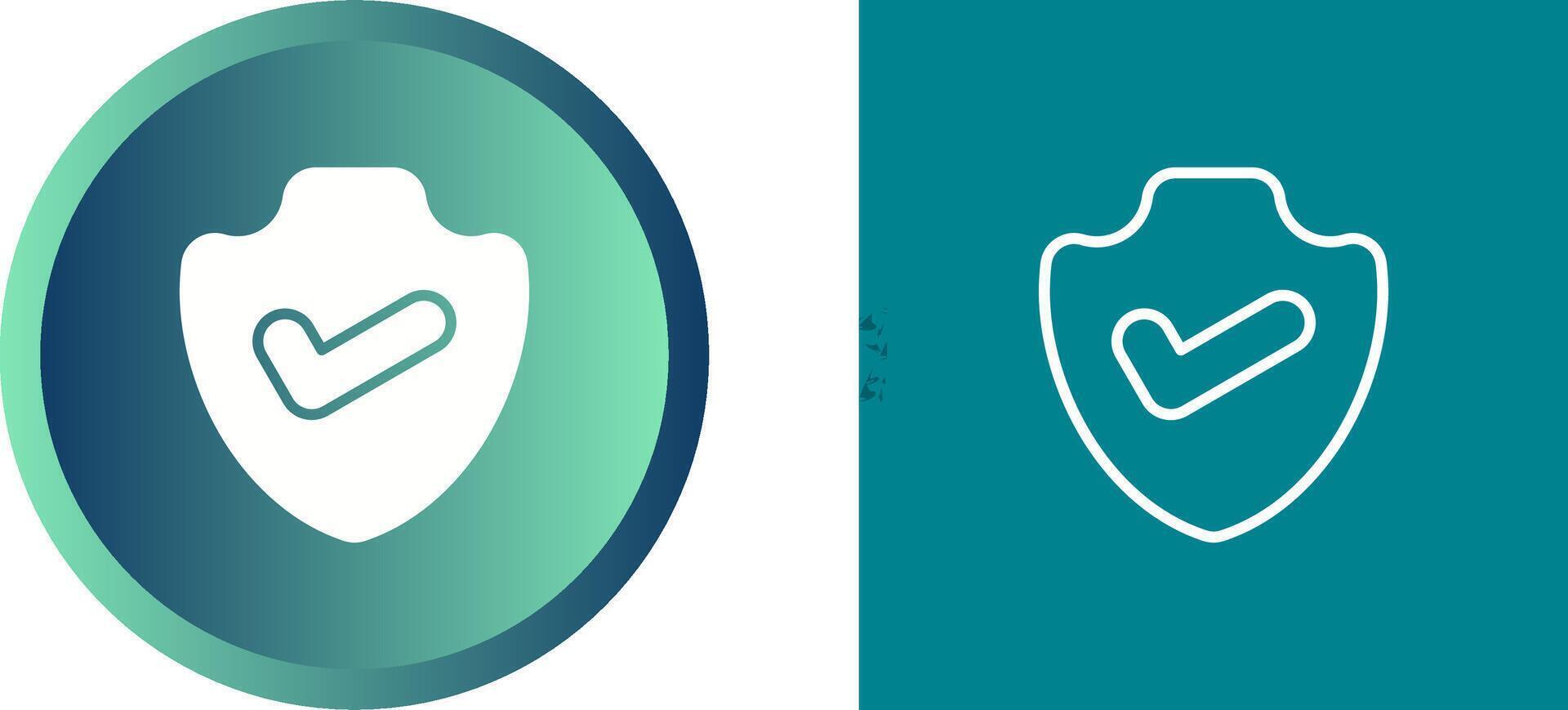 Sheild Check Vector Icon