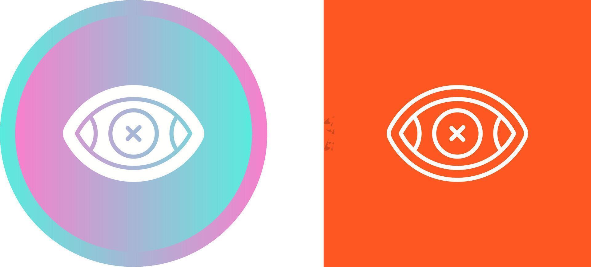 Eye Crossed Vector Icon