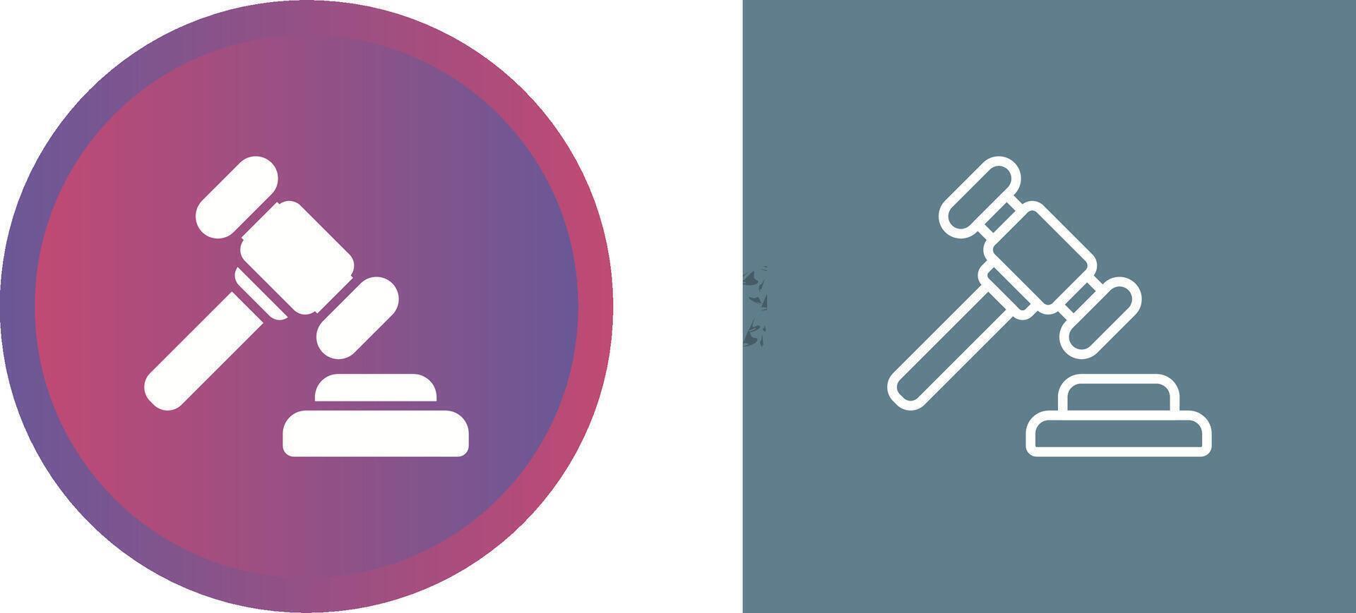 Gavel Vector Icon