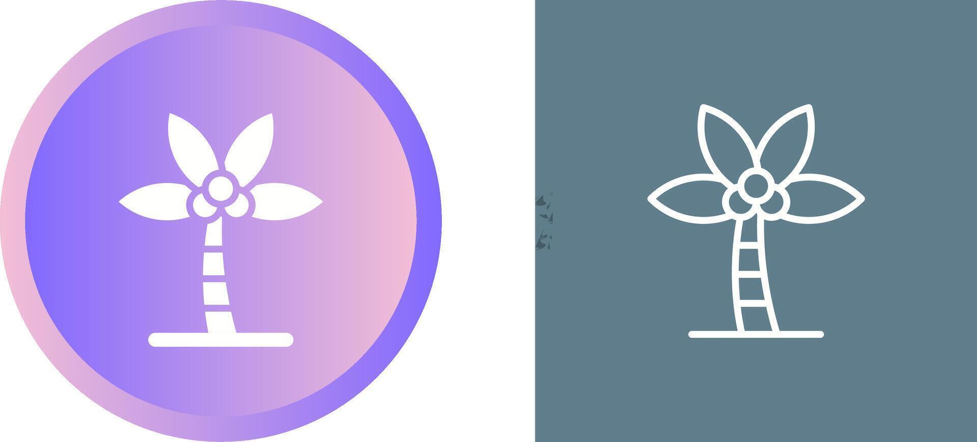 Palm tree Vector Icon