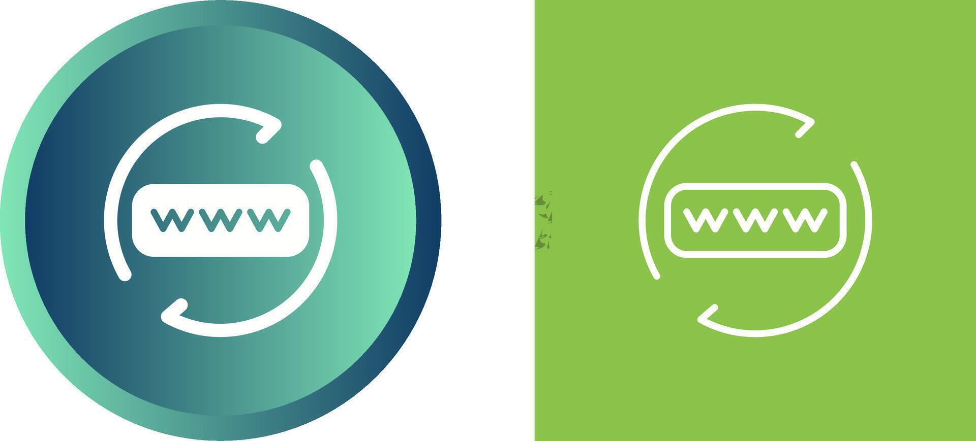 Domain Renewal Vector Icon