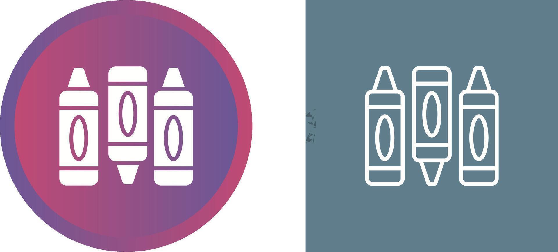 Unique Two Icons Set vector