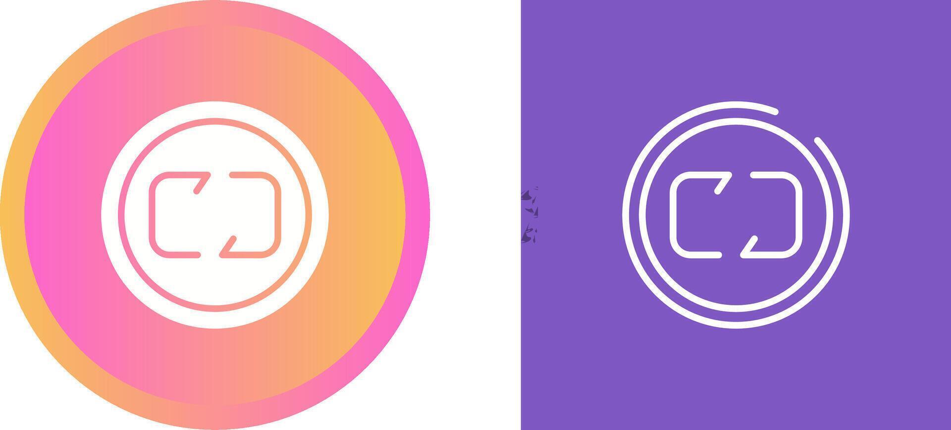 Repeat Icon Vector Icon