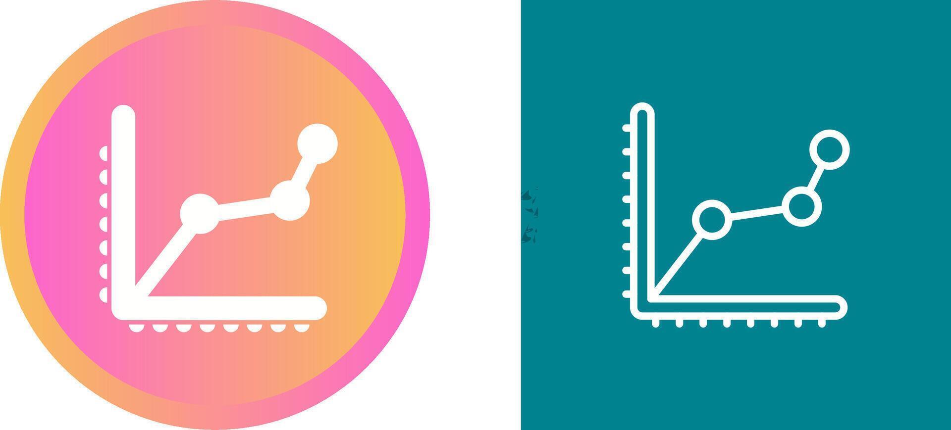 Line Chart Vector Icon