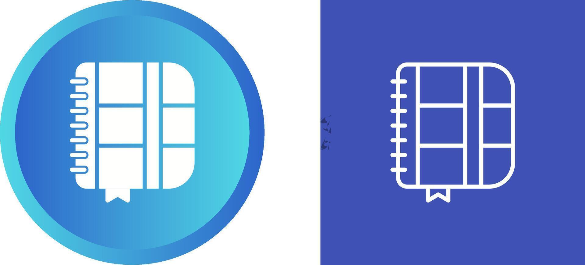 Notebook Vector Icon