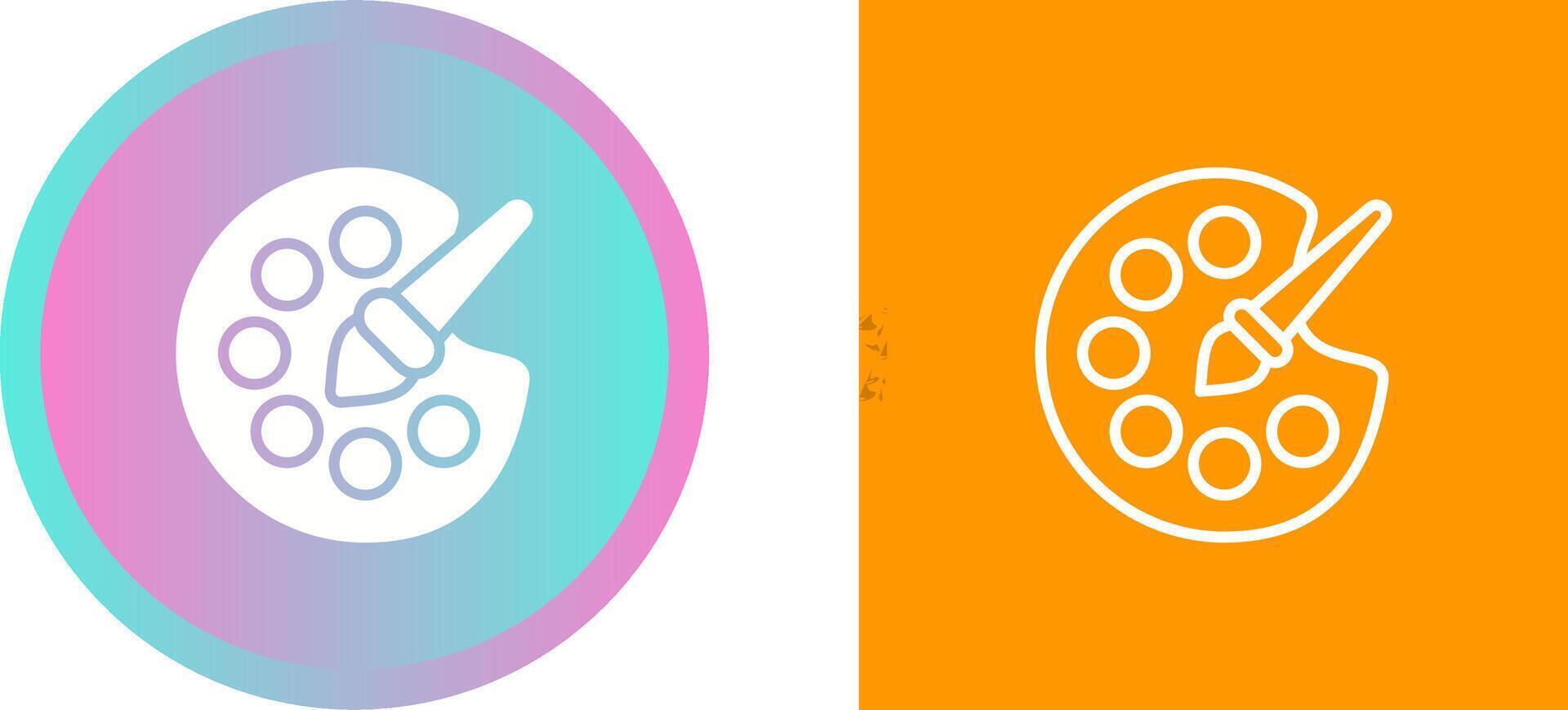 Artist Palette Vector Icon