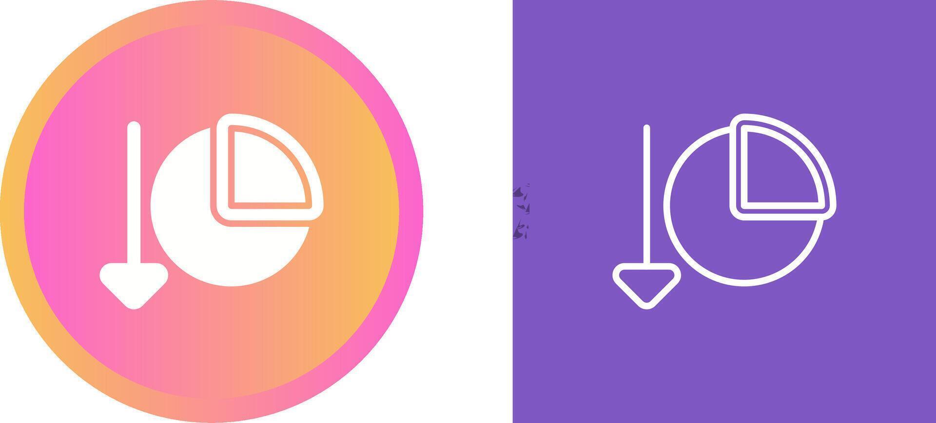 Chart Decreasing Vector Icon