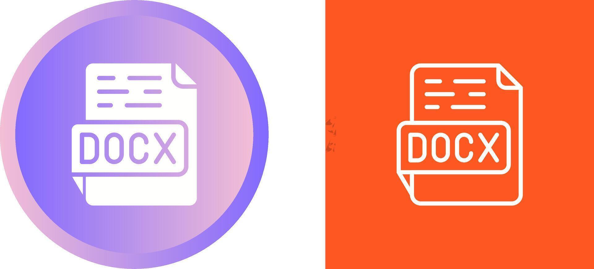 DOCX Vector Icon