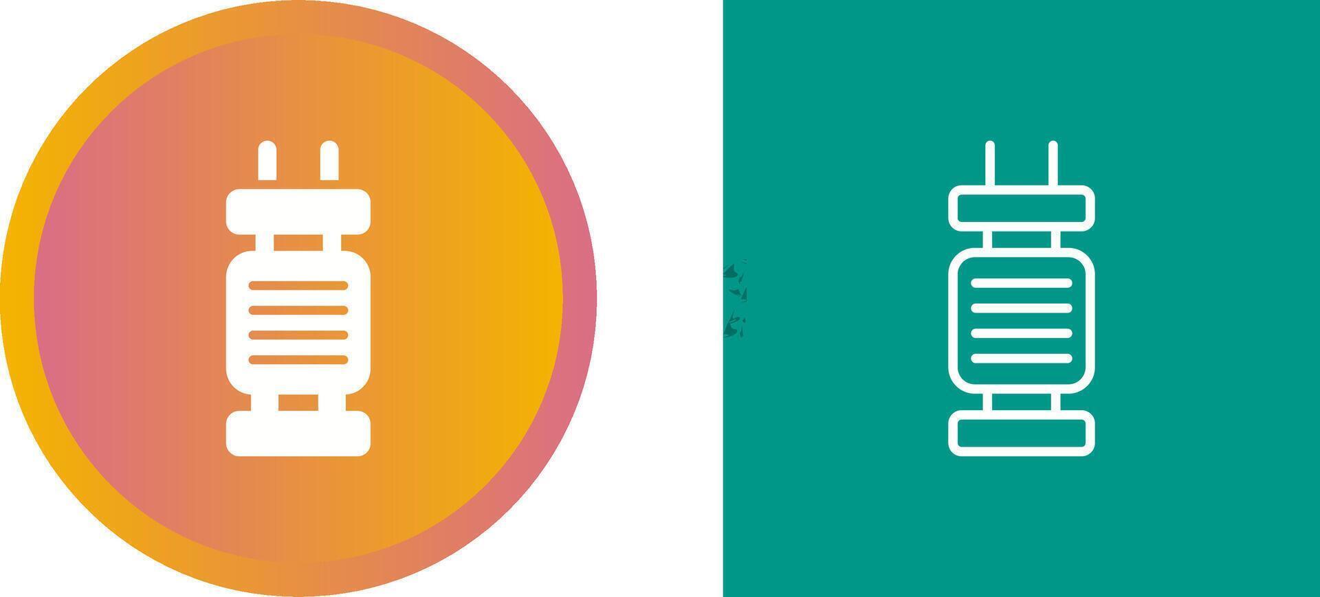 Capacitor Vector Icon