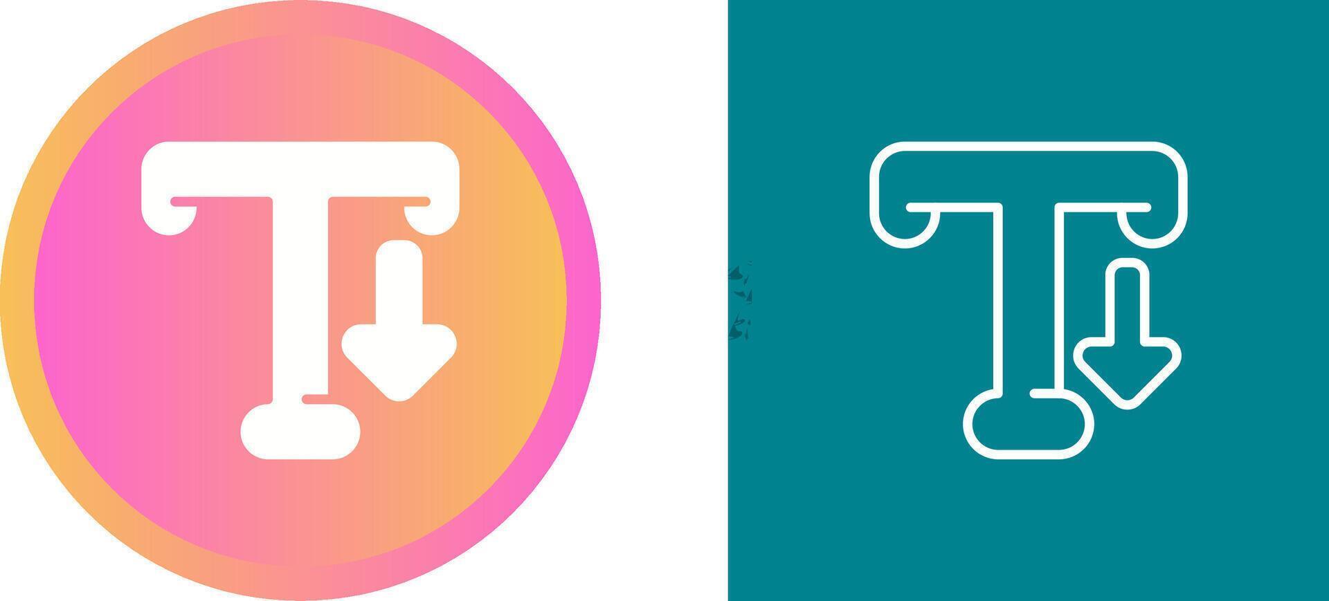 Typography Vector Icon