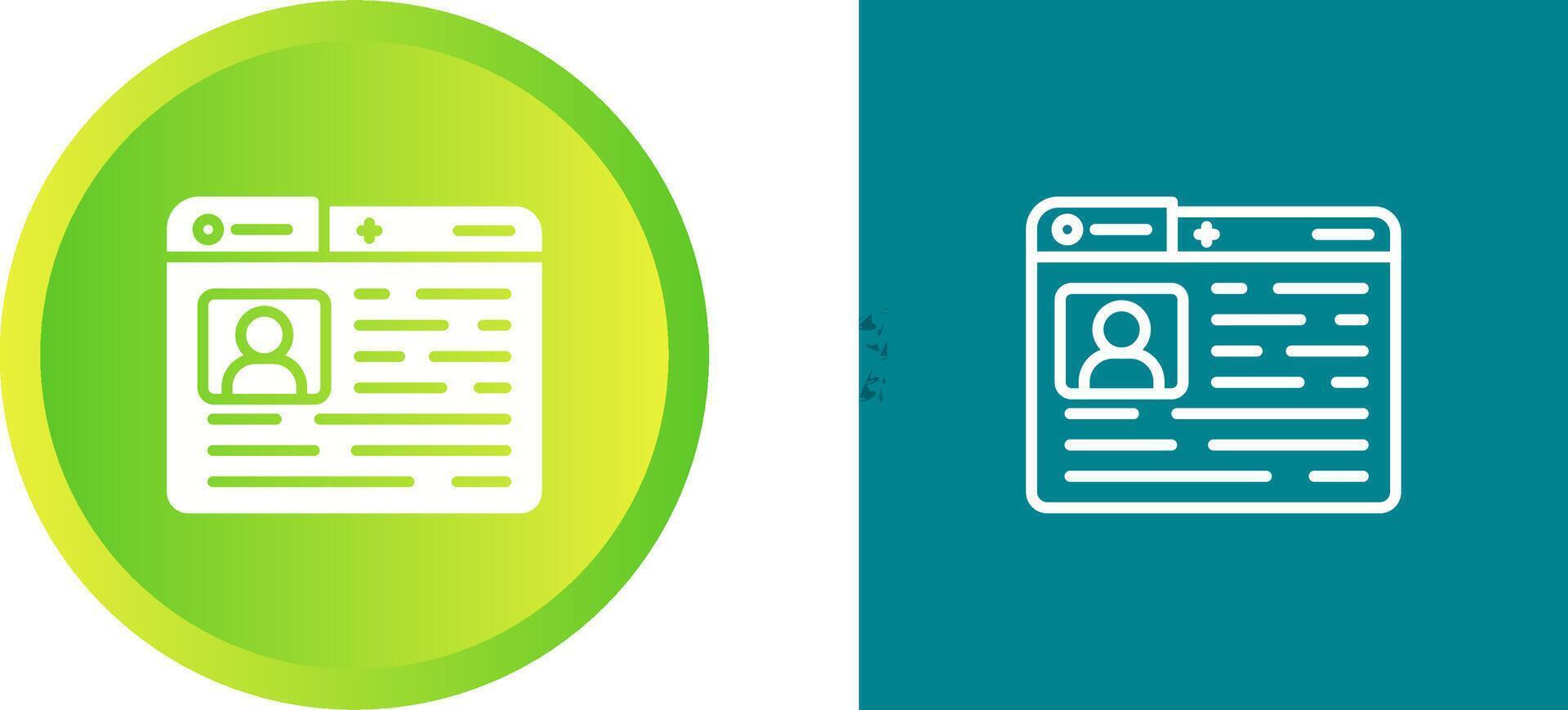 Profile Vector Icon