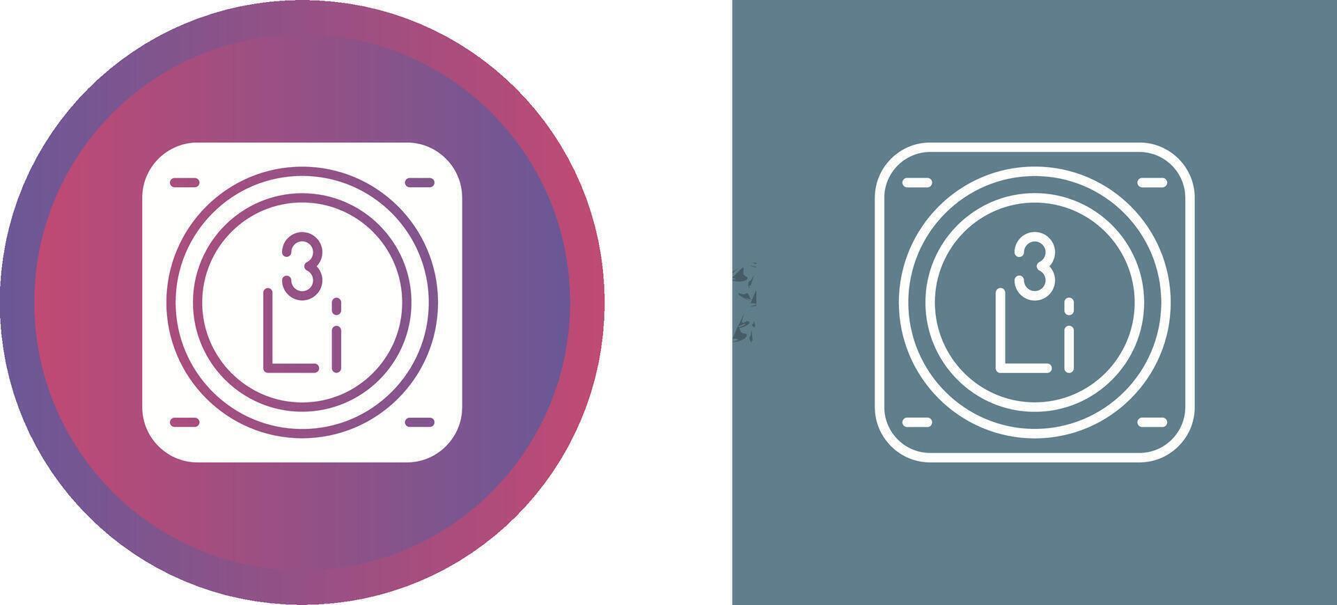 Unique Two Icons Set vector