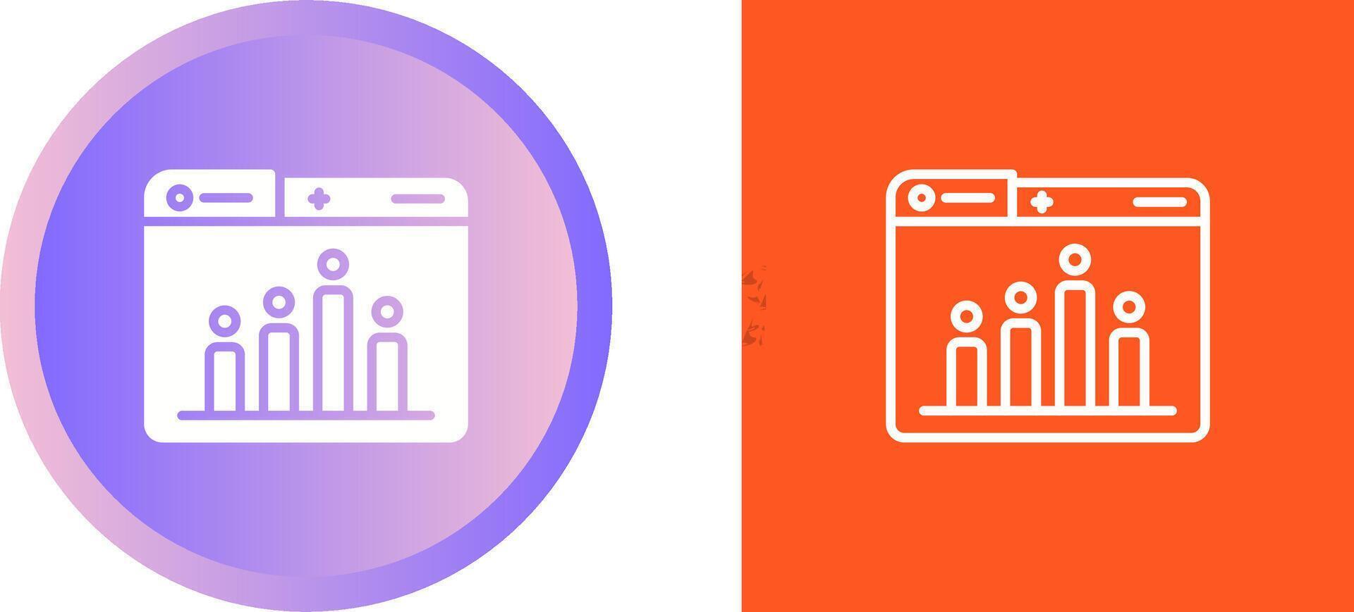 Graph Vector Icon