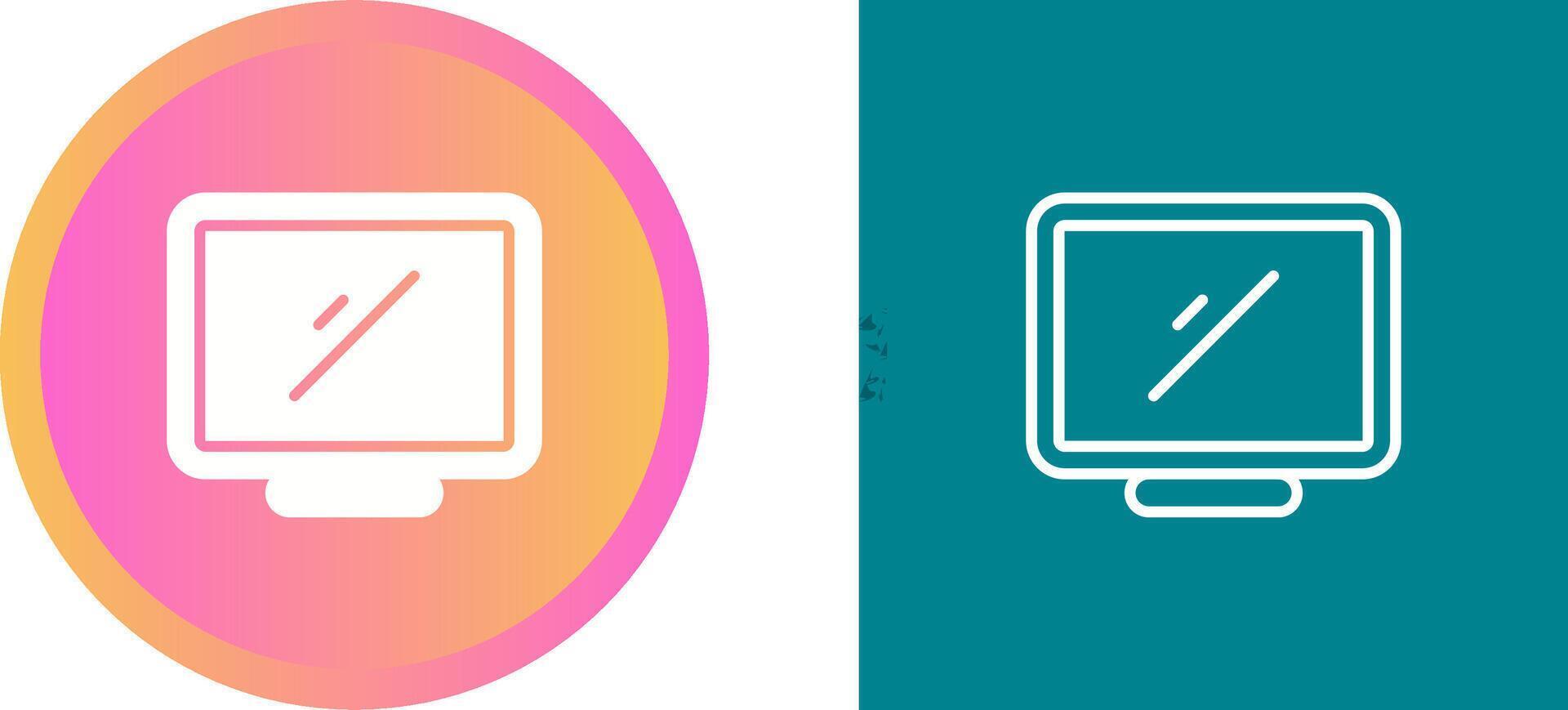 Desktop Computer Vector Icon