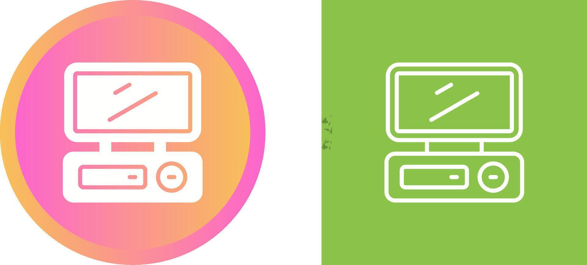 Desktop Vector Icon