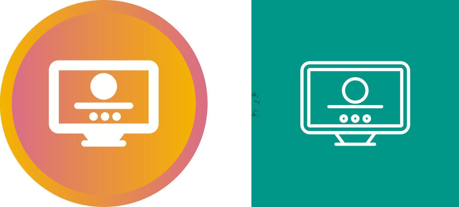 Desktop Vector Icon