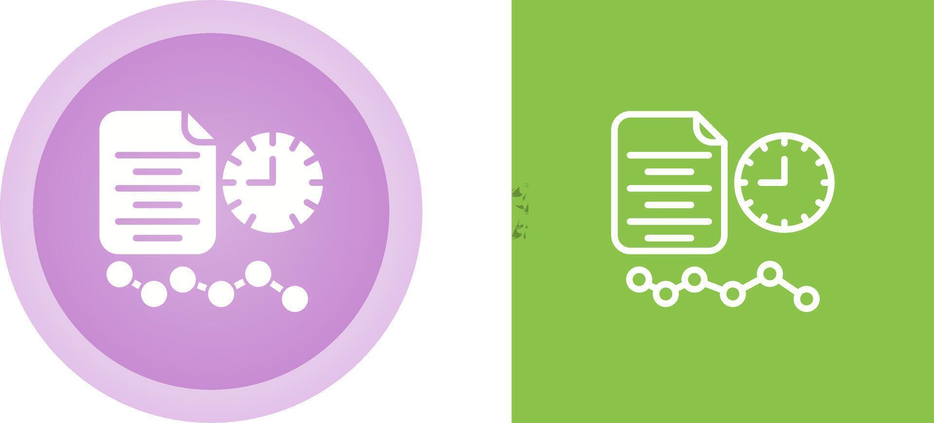Time Series Analysis Vector Icon