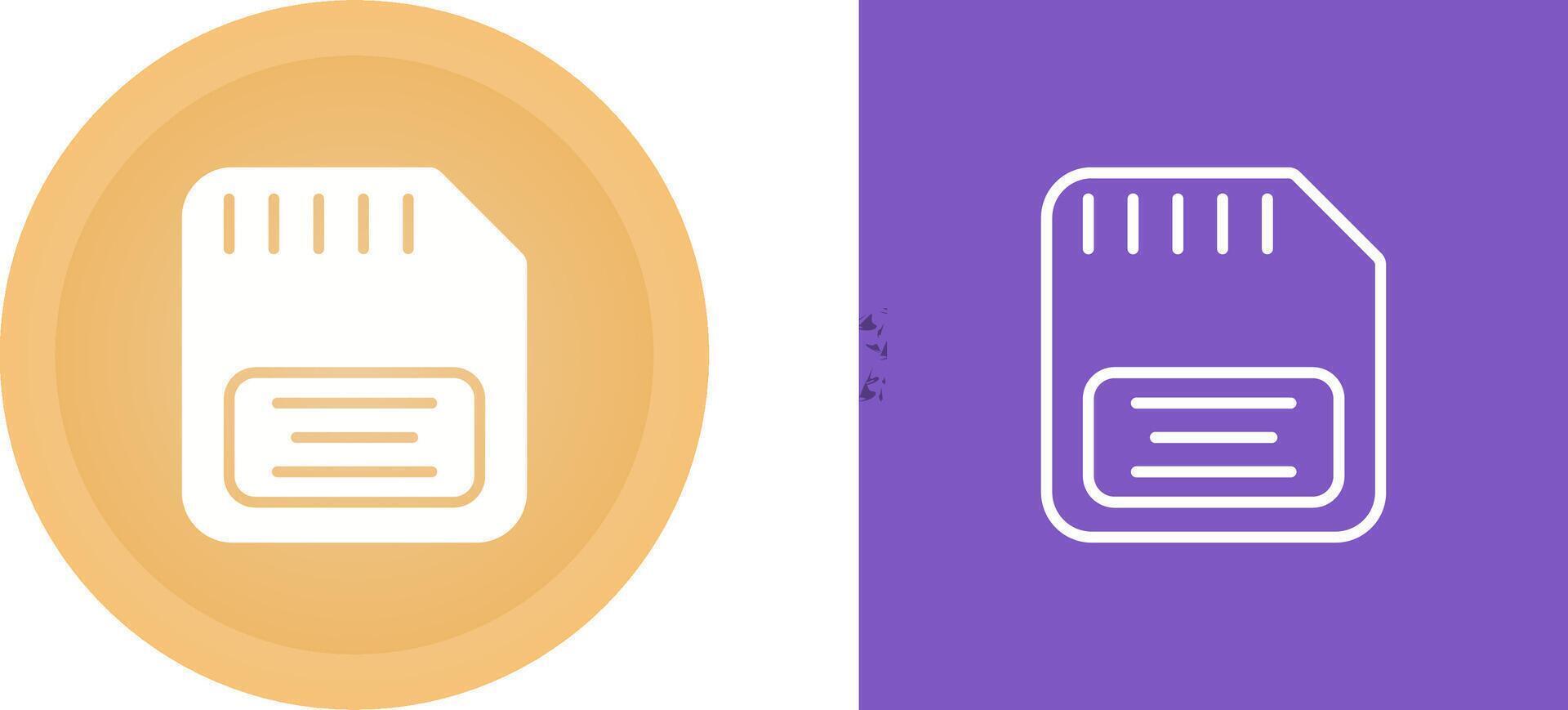Memory Card Vector Icon