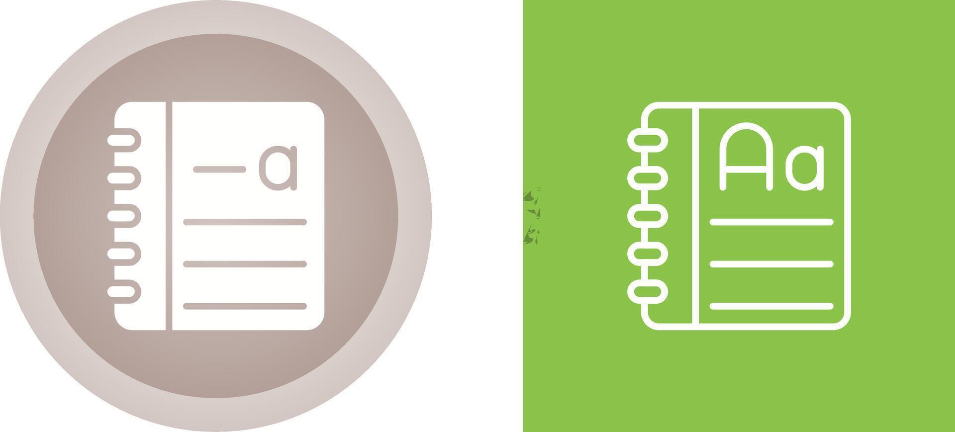 Thesaurus Vector Icon