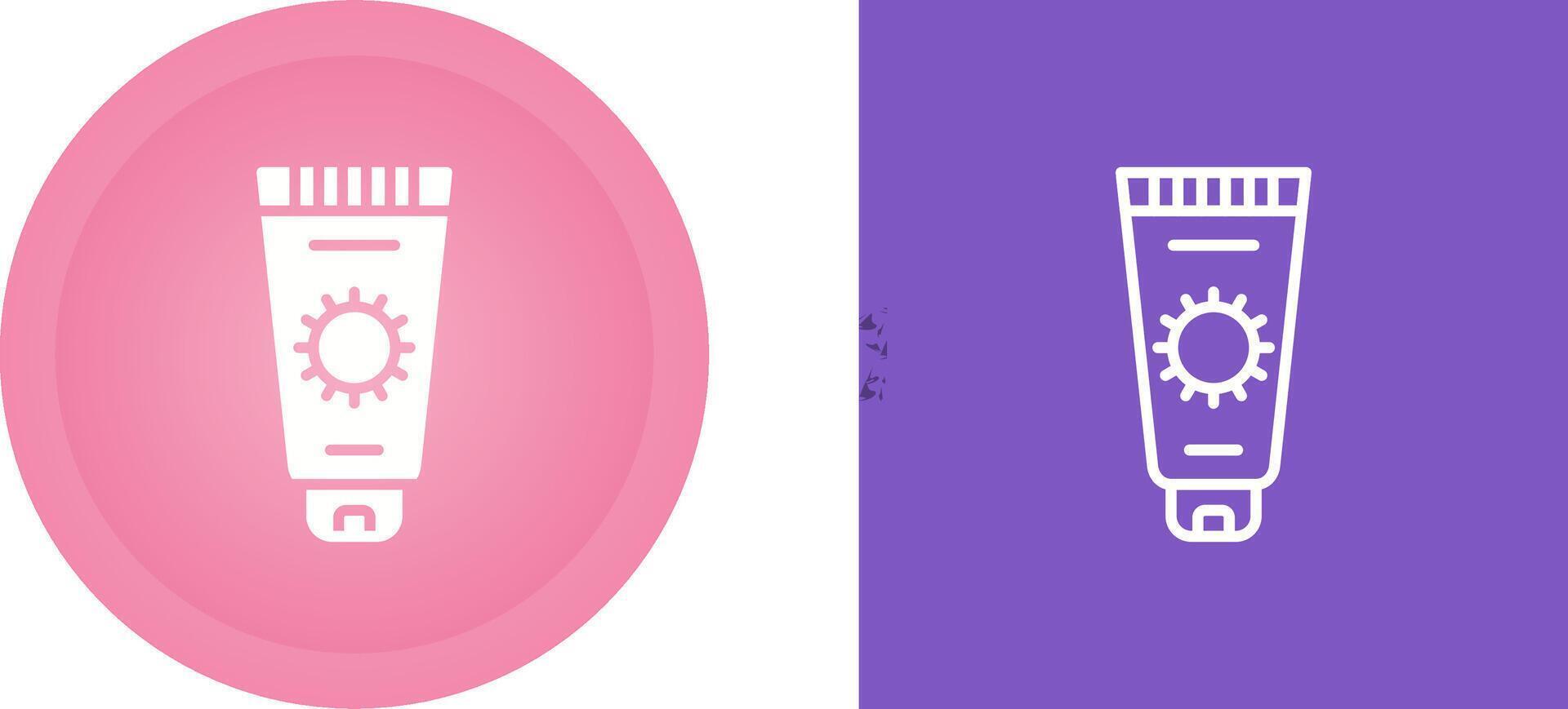 Sunscreen Vector Icon