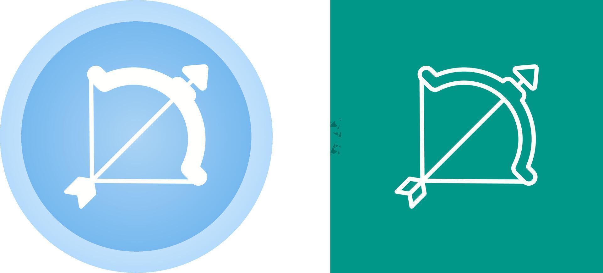 Bow and arrow Vector Icon