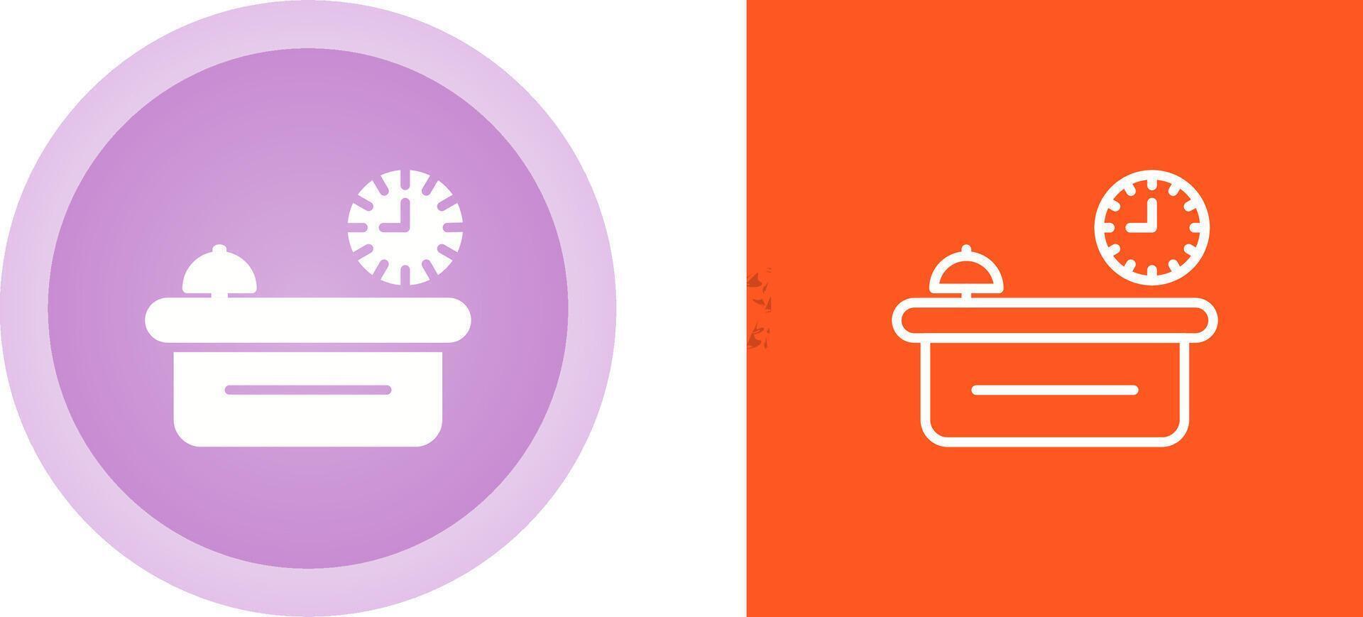 Customer Service Counter Vector Icon