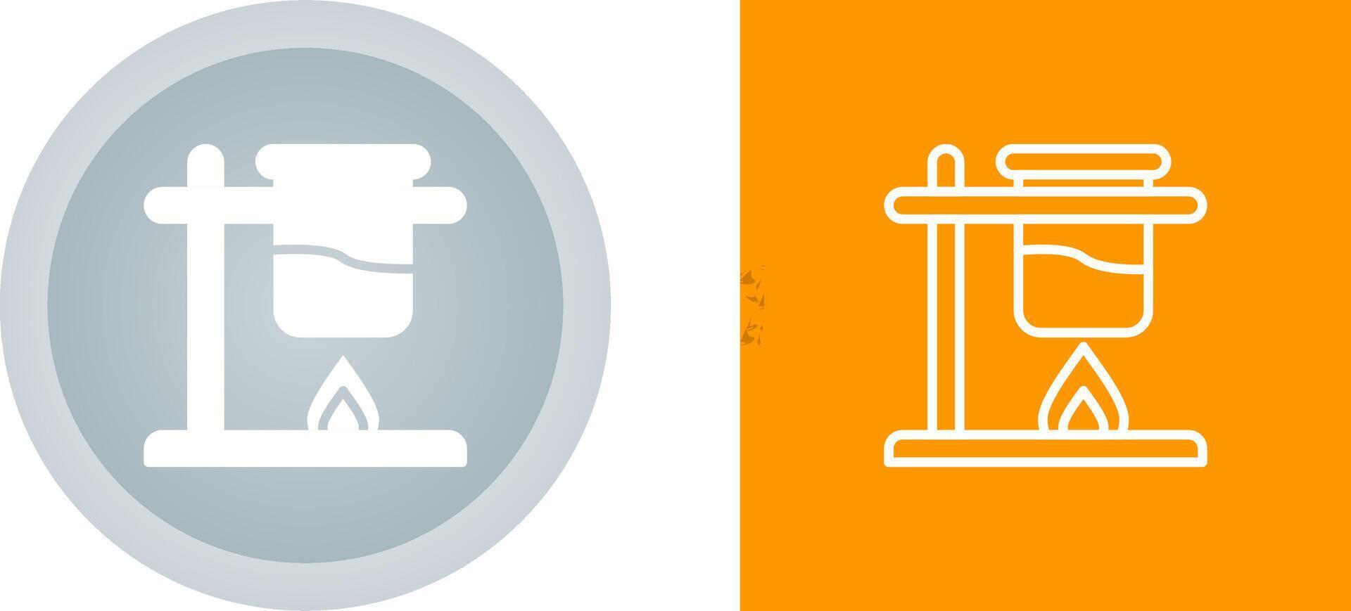 Bunsen Burner Vector Icon