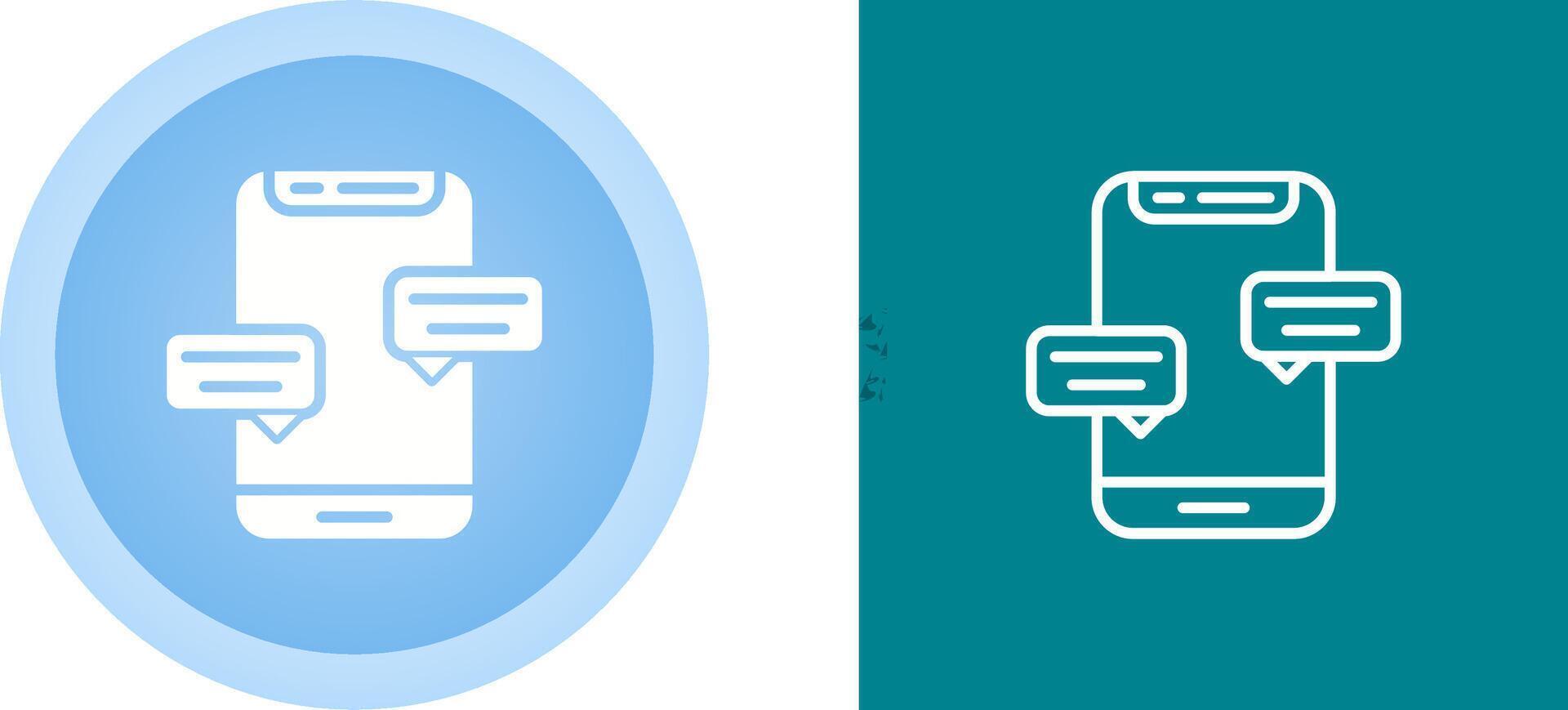 Couple's massage Vector Icon