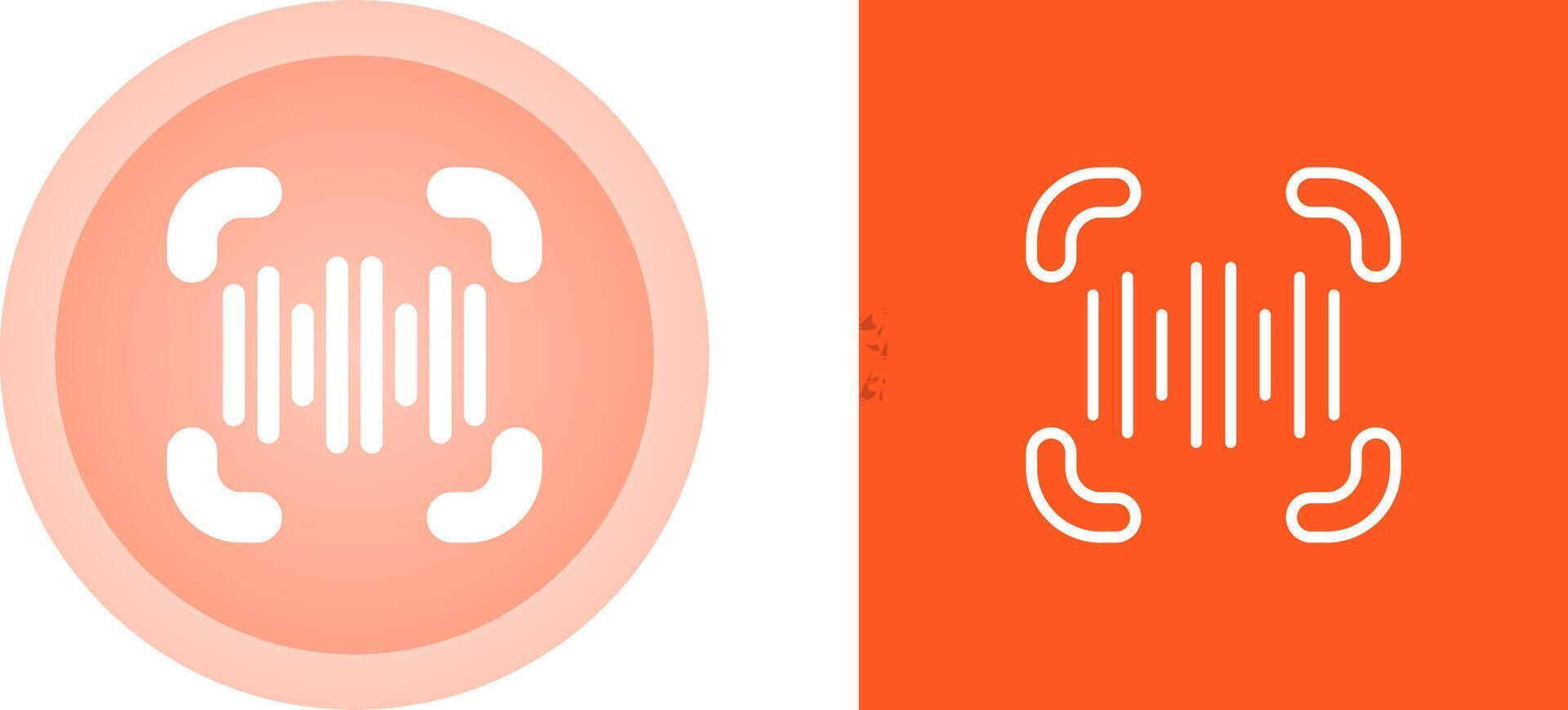 Voice Recognition Vector Icon