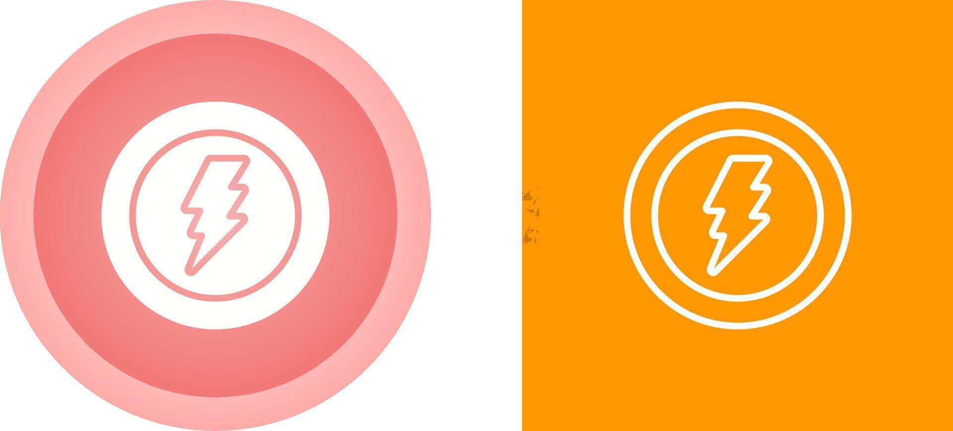 Lightning bolt Vector Icon