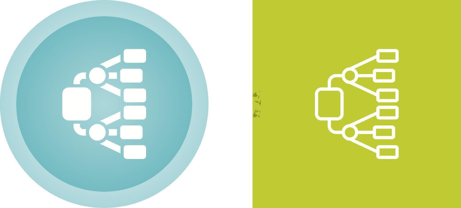 Network Diagram Vector Icon