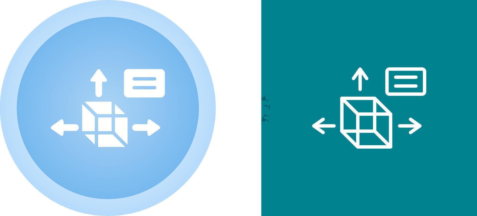 Unique Two Icons Set vector