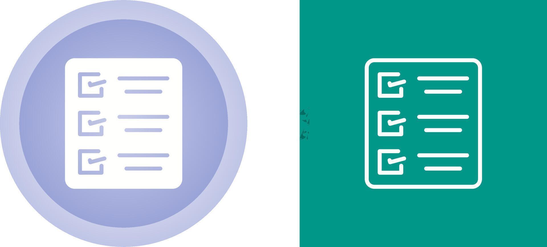Task list Vector Icon