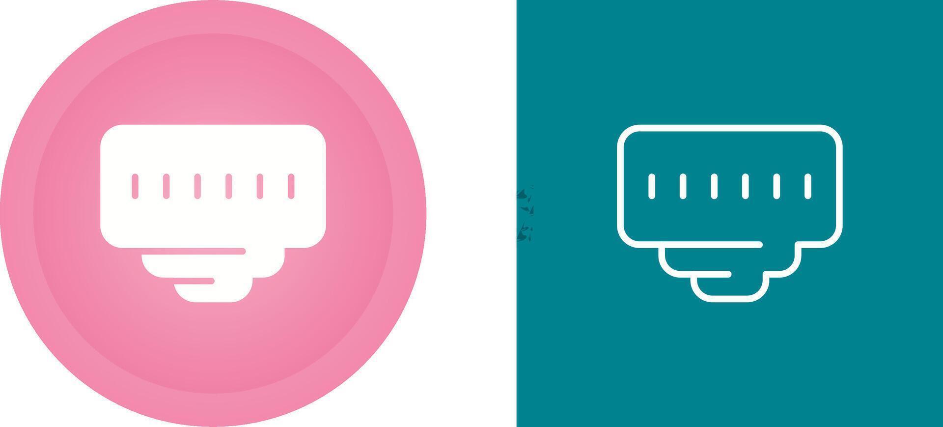 Ethernet Port Vector Icon