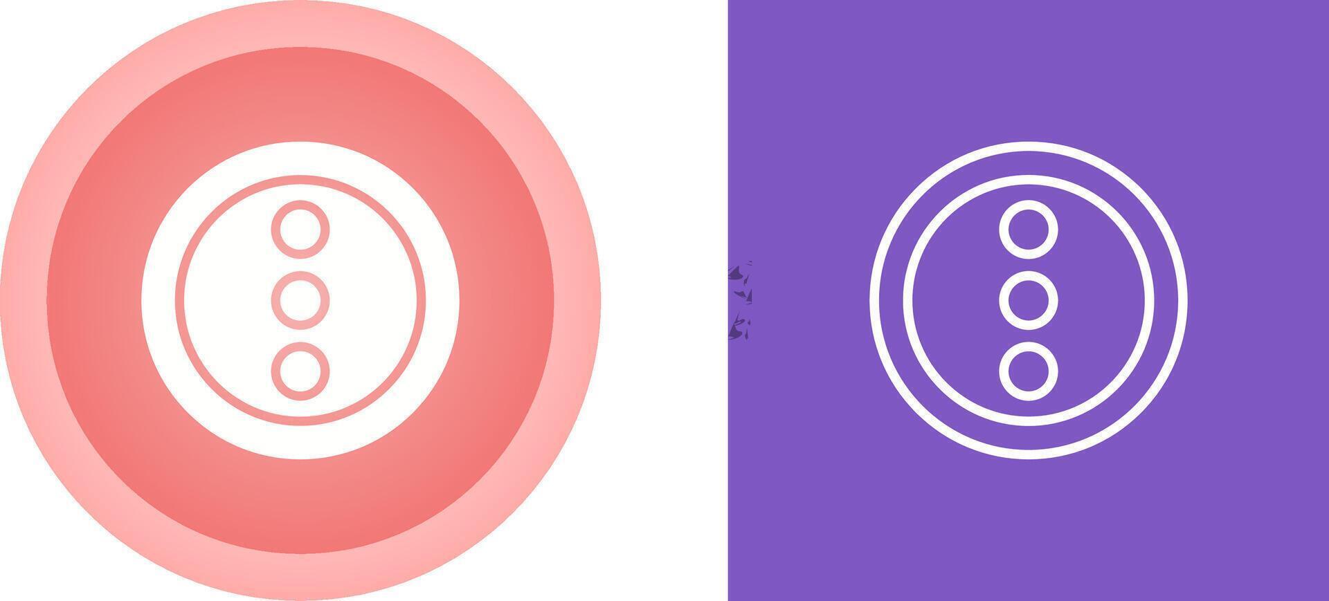 Menu Dots Vertical Vector Icon