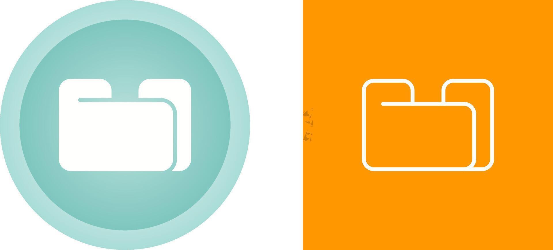 Unique Two Icons Set vector