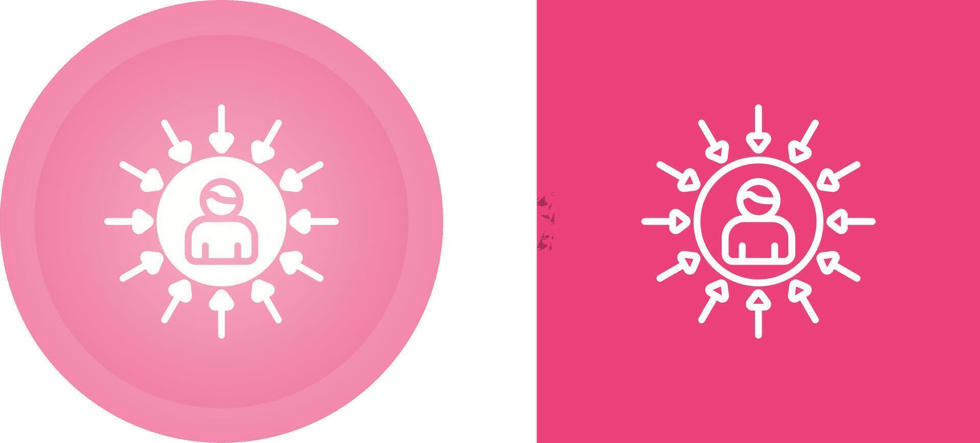 User Centered Design Vector Icon