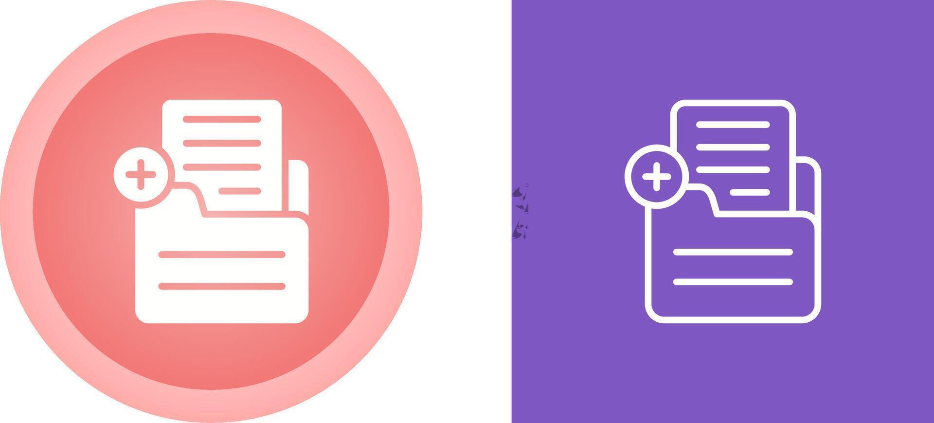 Document Add Vector Icon