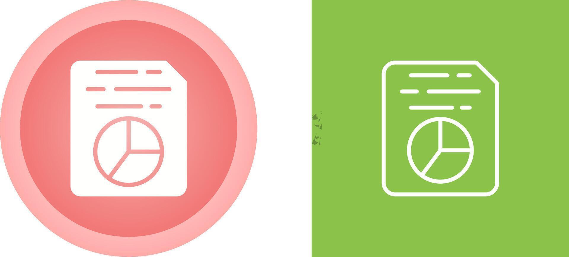 Document Insert Diagram Vector Icon