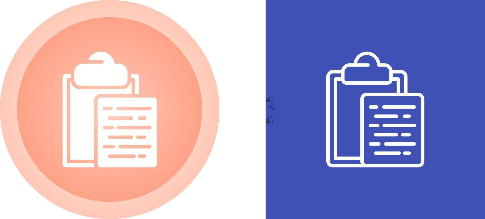 Document Paste Vector Icon